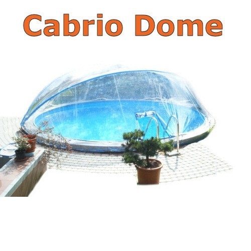 4,00 bis 4,20 m Poolabdeckung Cabrio-Dome
