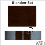 Germany-Pools Wall Blende C Tiefe 1,20 m Edition Dark-Wood