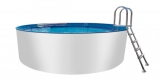 Aluwand Pool 400 x 125 Alupool Komplettset Aluminium-Pool