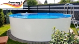 Pool aus Alu 7,00 x 1,25 m Alupool Aluminium-Pool