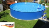 3,20 x 1,25 m Stahlwand Pool