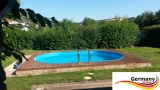 7,00 x 4,20 x 1,20 m Pool oval Komplettset