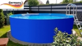 8,00 x 1,25 m Stahlwand Pool
