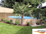 2,00 x 1,25 m Stahl-Pool